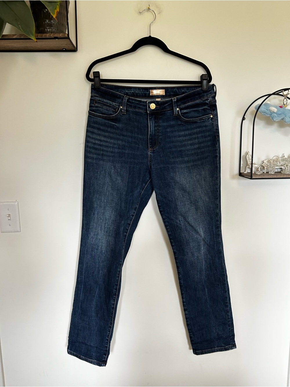 Kut from the Kloth Catherine Boyfriend High Rise Denim Blue Jeans Size 12